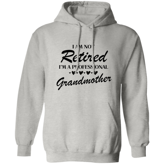 Retired Prof Grandmother Pullover Hoodie