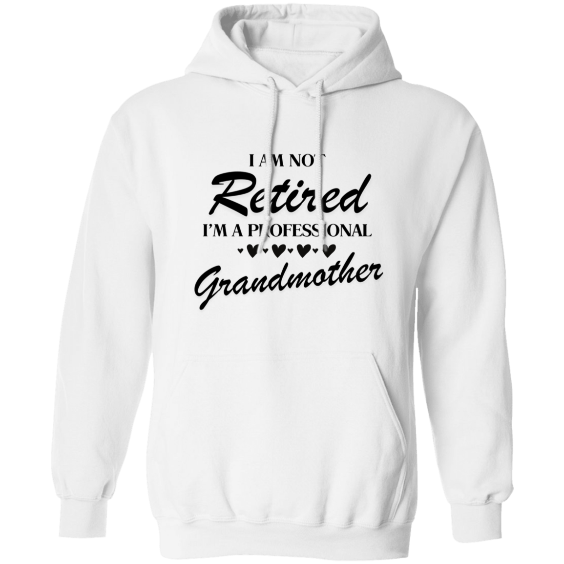 Retired Prof Grandmother Pullover Hoodie
