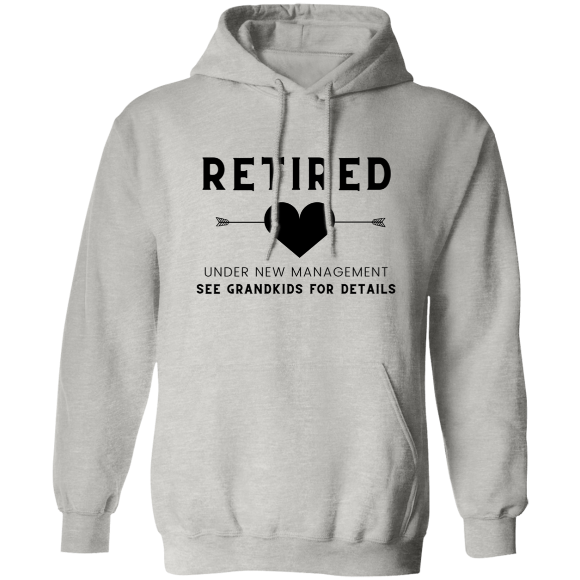 Retired Under New Mgmt Pullover Hoodie