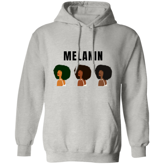 Melanin w/naturals - Pull Over Hoodie