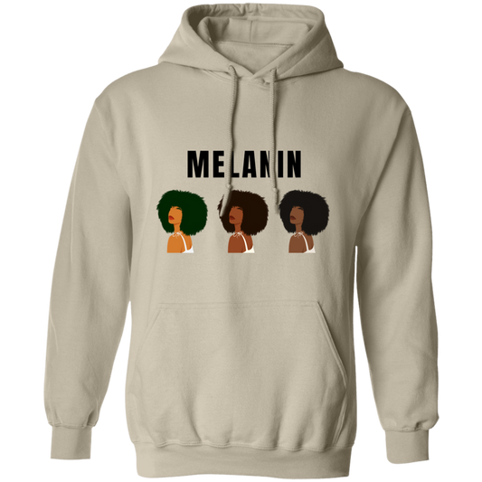 Melanin w/naturals - Pull Over Hoodie