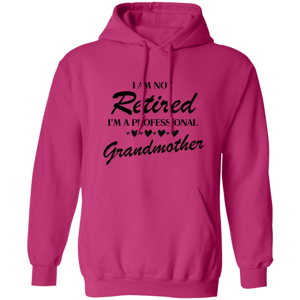 Retired Prof Grandmother Pullover Hoodie