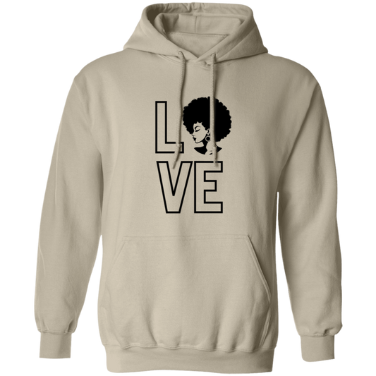 Love (Natural Hair pic) Pullover Hoodie