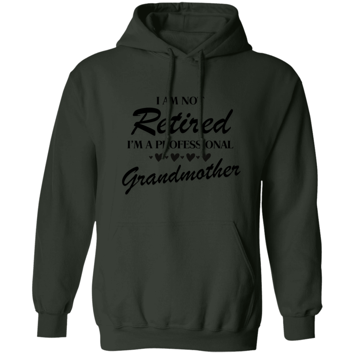 Retired Prof Grandmother Pullover Hoodie