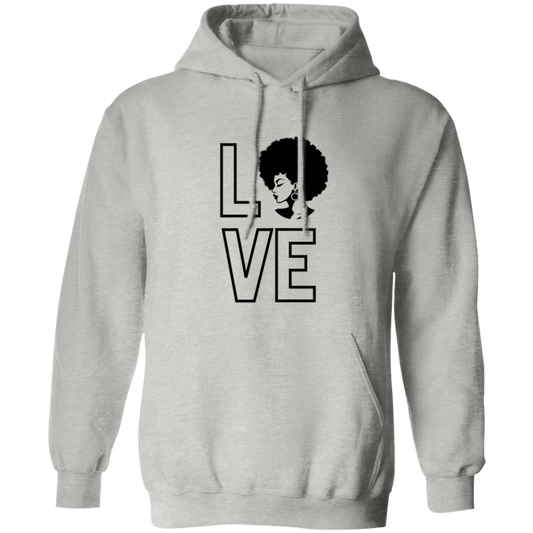 Love (Natural Hair pic) Pullover Hoodie
