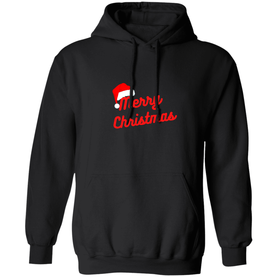 Merry Christmas w/hat Pullover Hoodie