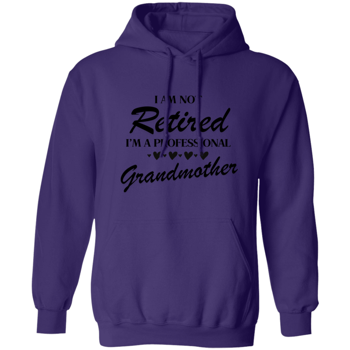 Retired Prof Grandmother Pullover Hoodie