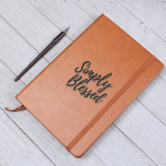 Simply Blessed - Vegan Leather Journal