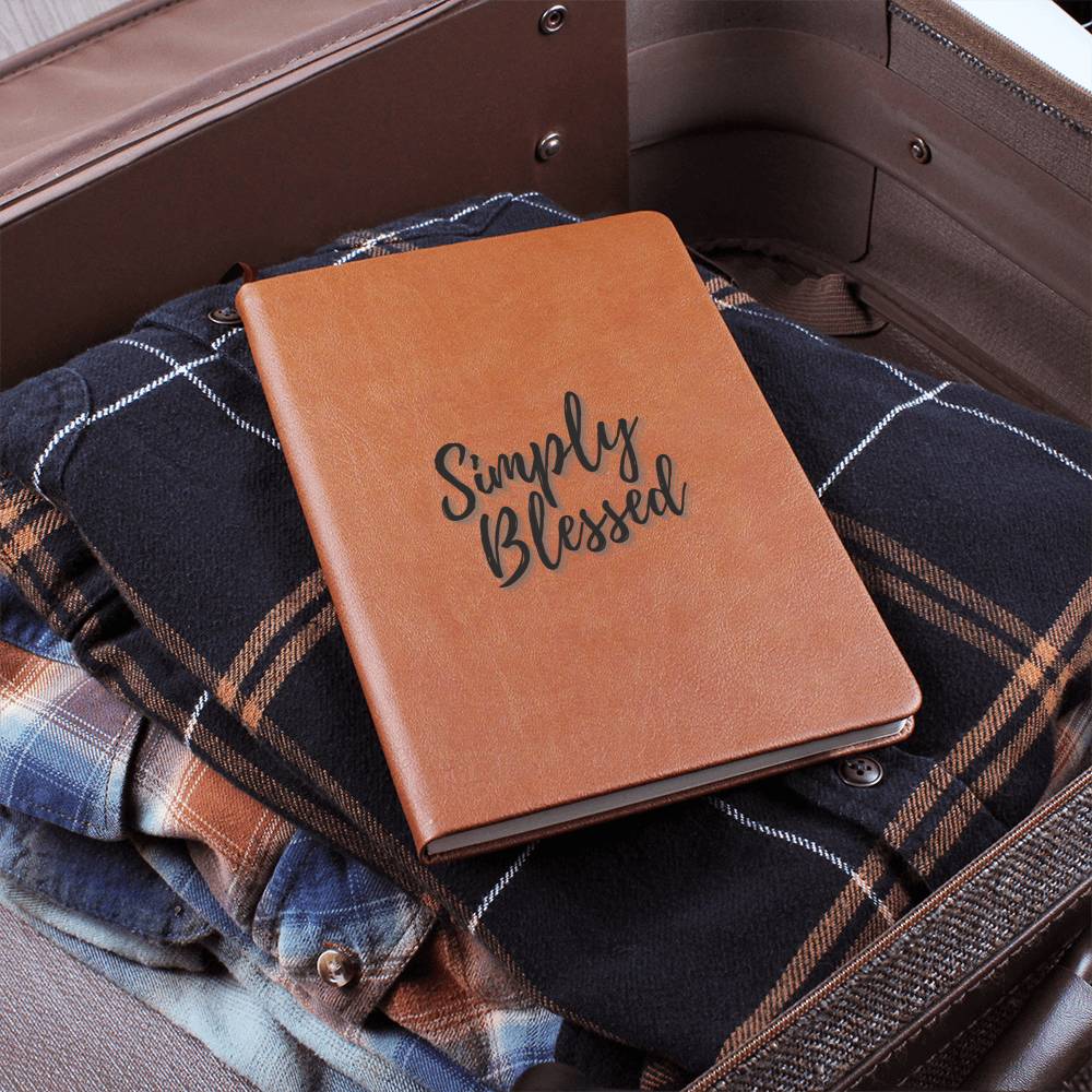 Simply Blessed - Vegan Leather Journal
