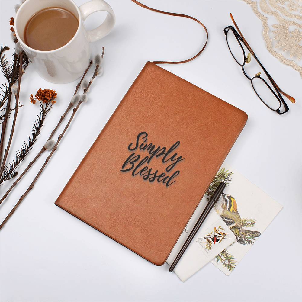 Simply Blessed - Vegan Leather Journal