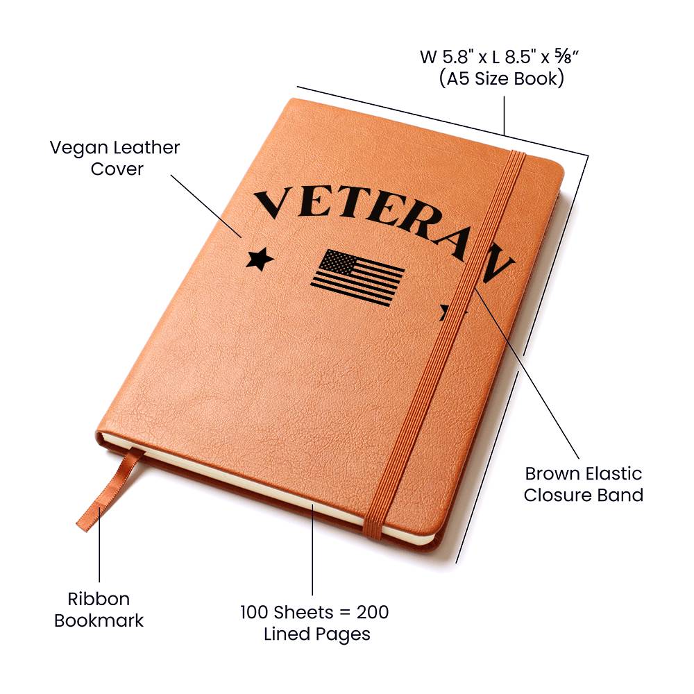 Veteran - Vegan Leather Journal