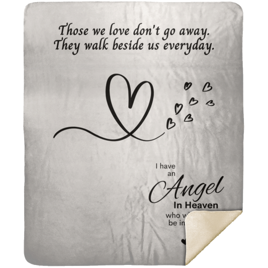 Memory Blanket for Mom - Premium Mink Sherpa Blanket 50x60