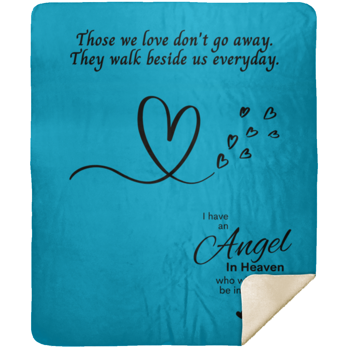 Memory Blanket for Mom - Premium Mink Sherpa Blanket 50x60