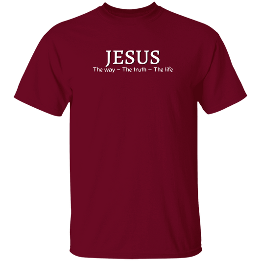 Jesus Way/Truth/Life (White Letters)