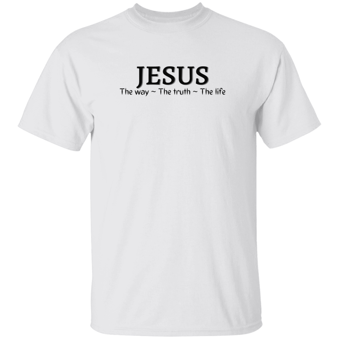Jesus Way/Truth/Life (Black Letters)