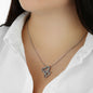 Amazing Mom / Single Parent / Double Hearts Necklace