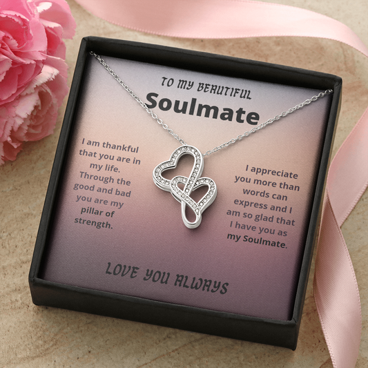 Soulmate necklace, Soulmate gift, Soulmate birthday