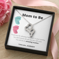 Mom to Be / New Mom / Baby to Mom for Mother's Day / Double Hearts Necklace