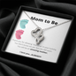 Mom to Be / New Mom / Baby to Mom for Mother's Day / Double Hearts Necklace