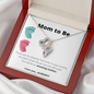 Mom to Be / New Mom / Baby to Mom for Mother's Day / Double Hearts Necklace