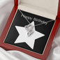 Happy birthday / Mom-Wife-Daughter / Double Hearts Necklace