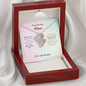 Amazing Mom / Single Parent / Double Hearts Necklace