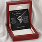 Amazing Mom / Single Parent / Double Hearts Necklace