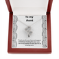 To My Aunt / Double Hearts Necklace