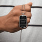 Son - Challenges - Dog Tag Necklace