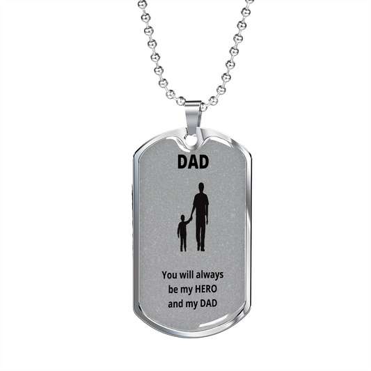 dog tag for dad, dog tag, dog tag gift