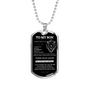 Son - Old Lion - Dog Tag Necklace