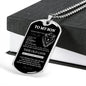 Son - Old Lion - Dog Tag Necklace