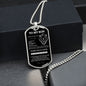 Son - Old Lion - Dog Tag Necklace
