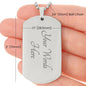 Son - Challenges - Dog Tag Necklace