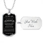 Son - Challenges - Dog Tag Necklace