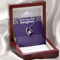 Beautiful Daughter - Precious from Mom - Forever Love Necklace