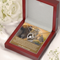 Amazing Daughter - Mom and Dad Old Lions - Forever Love Necklace