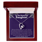Beautiful Daughter - Precious from Mom - Forever Love Necklace