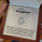 My Daughter - Stronger and Smarter - Forever Love Necklace