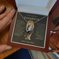 Amazing Daughter - Dad Old Lion - Forever Love Necklace