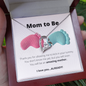 Mom to Be / New Mom / Baby to Mom for Mother's Day / Forever Love Necklace