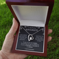 My Amazing Soulmate / Soulmate Heart Beat / Soulmate Gift / Forever Love Necklace - BLK Gift
