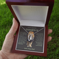 Amazing Daughter - Dad Old Lion - Forever Love Necklace