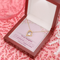 Daughter / To Our Daughter from Parents / Forever Love Necklace
