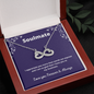 Soulmate / Soulmate Gift / Infinity Heart Necklace