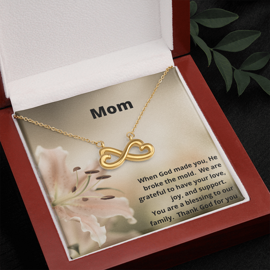 Mom / Infinity Symbol Necklace