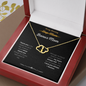 Bonus Mom not Step Mom / Everlasting Love Gold Necklace