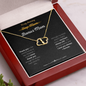 Bonus Mom not Step Mom / Everlasting Love Gold Necklace