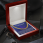 To My Dad from Daughter / Gift for Dad / Proud to be Daughter / Cuban Link Chain Necklace