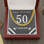 Happy Birthday / 50 & Looking Good / Cuban Link Chain Necklace